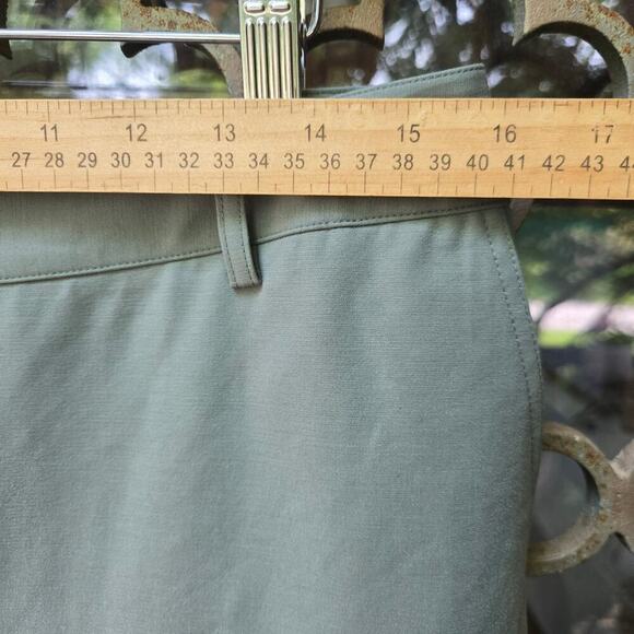 NWOT Nordstrom Womens Green Wide-Leg Cargo Pants 10 Stretch Utility Gorpcore - Picture 9 of 11